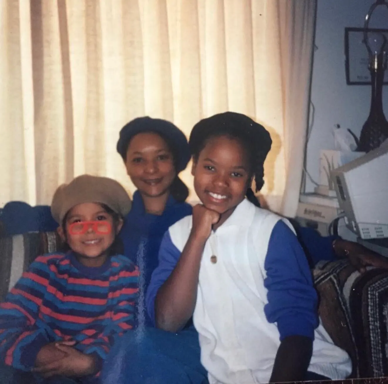 A childhood photograph from April’s family album