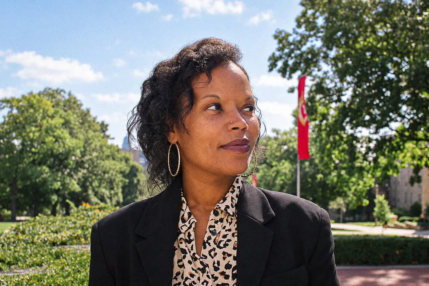 April Kigeya outdoors in Madison